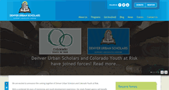 Desktop Screenshot of denverurbanscholars.org