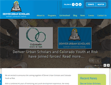 Tablet Screenshot of denverurbanscholars.org